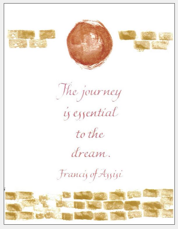 Card the Journey Francis of Assisi