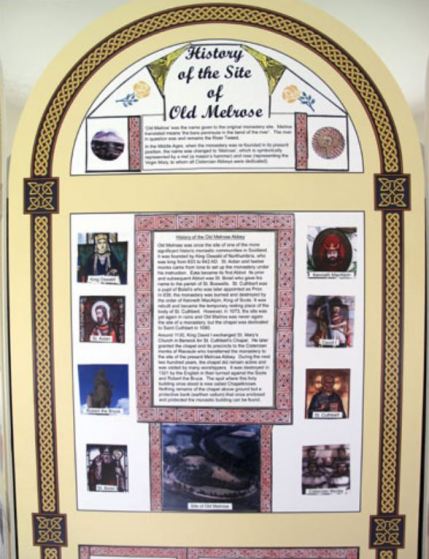 History of the site of old melrose